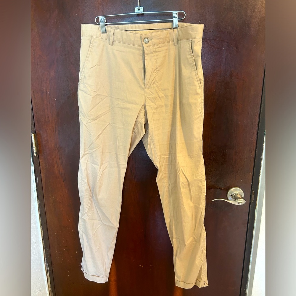 Lacoste Men's soft light tan Pants (Athletic feel)